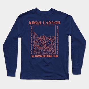 Kings Canyon National Park California Long Sleeve T-Shirt